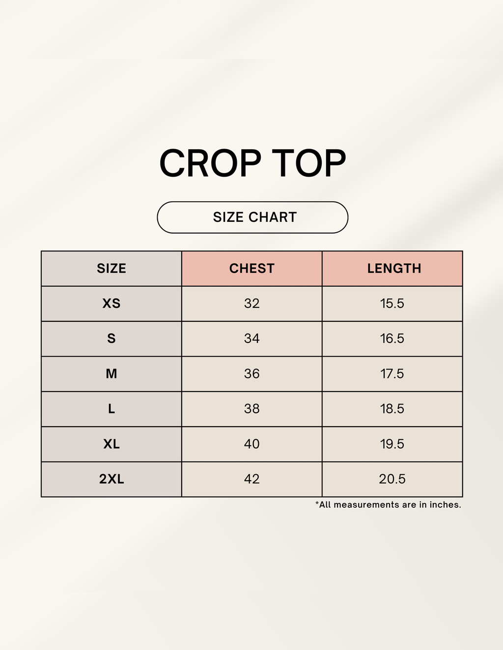 Color_Size Chart